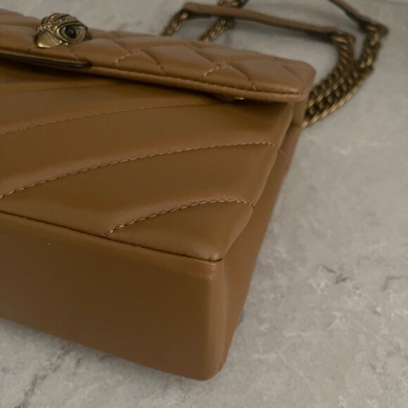 Kurt Geiger Kensington Shoulder/Crossbody Handbag in Camel - Picture 9 of 12